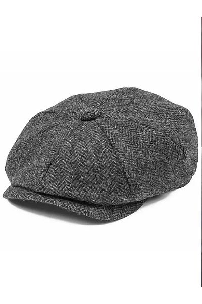 Asix Καπέλο Peaky Blinders Driver Cashmere Ρυθμιζόμενο με ελαστική πλάτη Το πιο προτιμώμενο μοντέλο