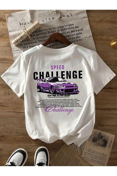sole stories Premium Oversize Cut Short Sleeve Printed T-Shirt