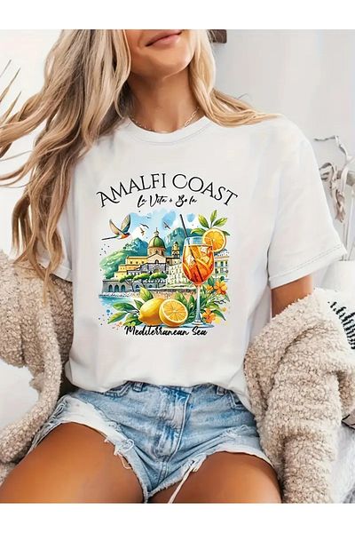 sole stories Premium Oversize Cut Short Sleeve Printed T-Shirt