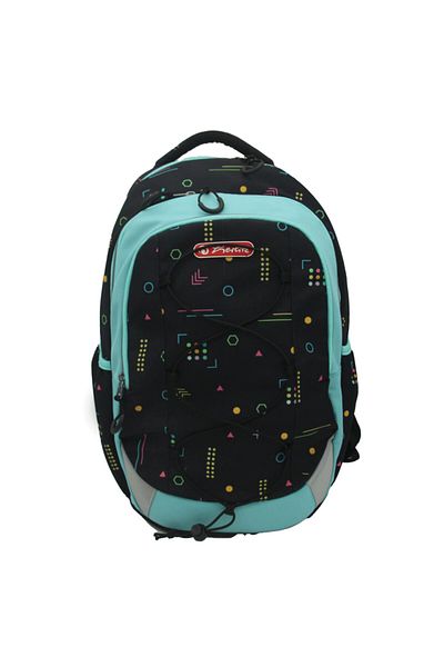 Herlitz Strings Ergonomic, Water-Resistant Recycled Polyester, Adjustable Straps, Signs Design