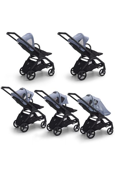 Bugaboo Capotina cu extensie plasa insecte Dragonfly Seaside Blue