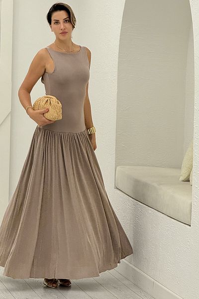 Act Pepicino Kids&Boutique Mink Maxi Size Dress 1001