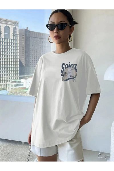 sole stories Premium Oversize Cut Short Sleeve Printed T-Shirt