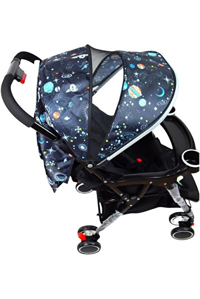 MAAS Comfortable and lightweight stroller with foldable compact design and multi-position canopy for trav