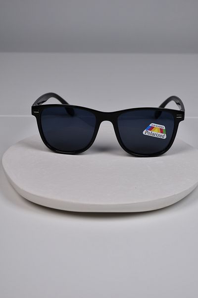 LOOKUP NEW Unisex Women Men Polarized Polarized Farer Bone Black Lightweight Square Hinged Sunglasses