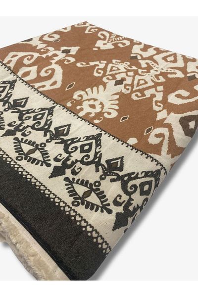 Yiğit Kumaş Patterned Linen Fabric, Piece 130X140 cm
