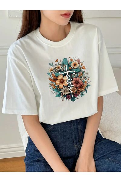 sole stories Premium Oversize Cut Short Sleeve Printed T-Shirt