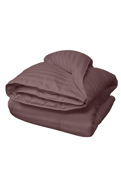 Five Store Microfiber quilted duvet, damask cover for summer, 200 g/sqm, brown, 140x210 cm