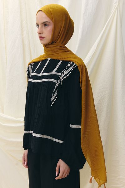 SOFT AKSESUAR Lilyum Tassel Cotton Shal