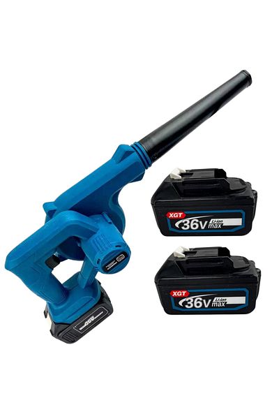 Blasko Suflanta si aspirator frunze 2 in 1, 2 acumulatori 36V 5Ah, debit aer 13.2 mc/min, sac colector