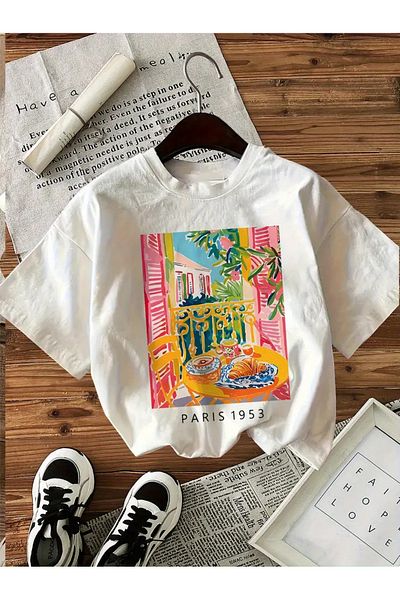 sole stories Premium Oversize Cut Short Sleeve Printed T-Shirt