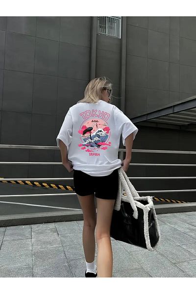 sole stories Premium Oversize Cut Short Sleeve Printed T-Shirt