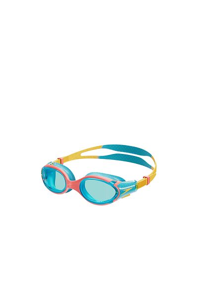 SPEEDO نظارات السباحة BIOFUSE 2.0 JU للأطفال باللون الأحمر/الأزرق للجنسين 8-00336315948
