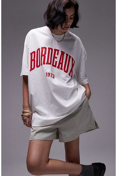 sole stories Premium Oversize Cut Short Sleeve Printed T-Shirt