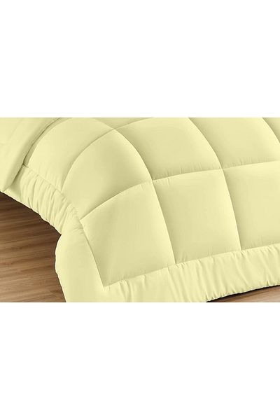 Five Store Microfiber quilted duvet, winter cotton cover, 400 g/sqm, cream, 140x210 cm