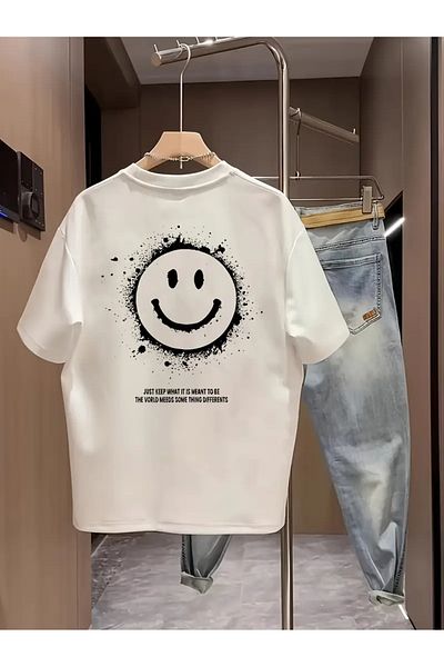 sole stories Premium Oversize Cut Short Sleeve Printed T-Shirt