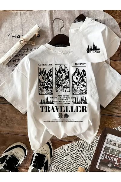 sole stories Premium Oversize Cut Short Sleeve Printed T-Shirt