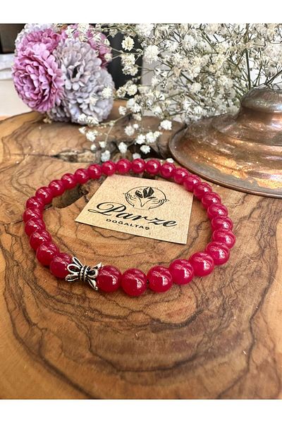 parze doğaltaş Ruby Natural Stone Bracelet
