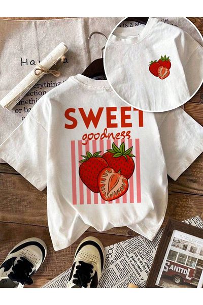 sole stories Premium Oversize Cut Short Sleeve Printed T-Shirt