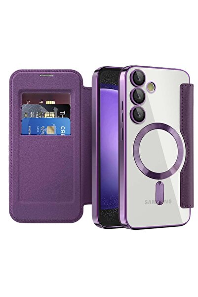 SKYDDAR INNOVATION Husă pentru Samsung Galaxy S23 FE, SmartMag Book, Magsafe,...