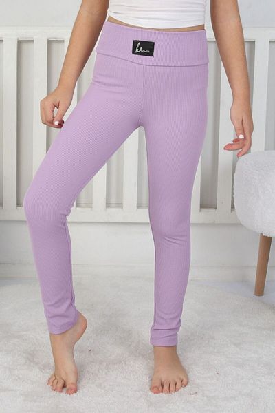 e-çocuk Leggings de bază pentru fete - 8001SB