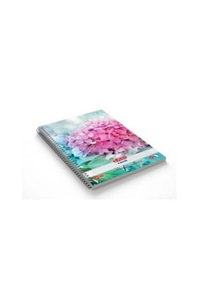 Herlitz Enjoy Life Spiral Notebook A5, Color Multicolor, Material Paper, 100 Sheets, Ruled Format, Economic