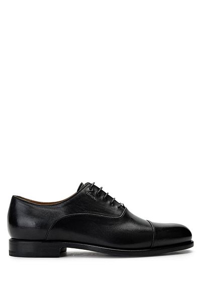 Valentino Men's Genuine Leather Black Classic Shoes