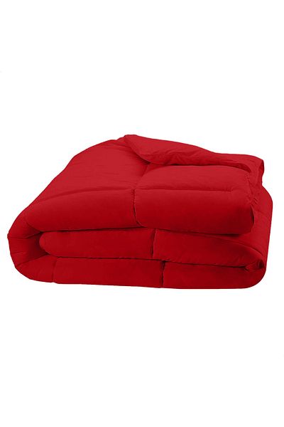 Five Store Pilota matlasata cu lana, invelis din bumbac ranforce pentru iarna, 400 g/mp, rosu, 140x210 cm