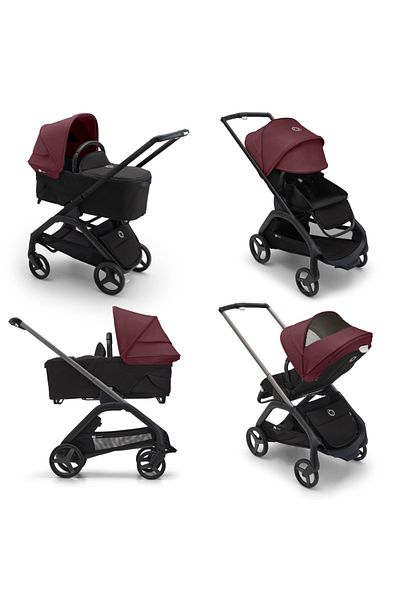 Bugaboo Capotina carucior Dragonfly Dark Cherry
