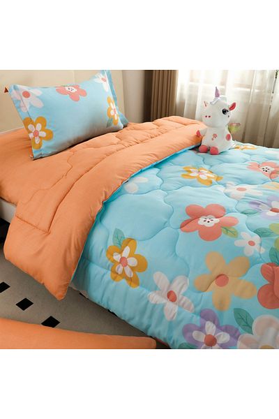 Alhabib bedding Tiffany Orange Single and a Half Summer Timon Baby Bedspread, 5 Pieces