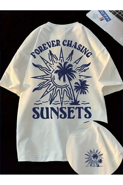 sole stories Premium Oversize Cut Short Sleeve Printed T-Shirt