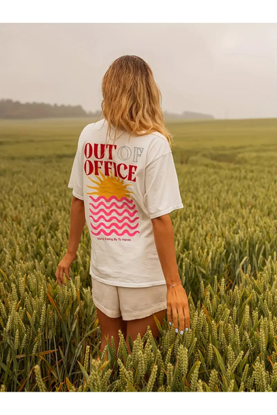 Jose Clothing تي شيرت مطبوع بأكمام قصيرة ومقاس كبير ممتاز