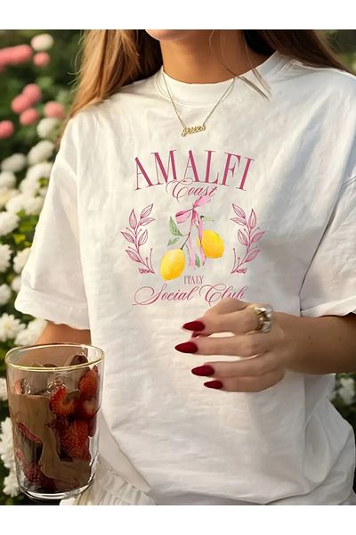 sole stories Premium Oversize Cut Short Sleeve Printed T-Shirt