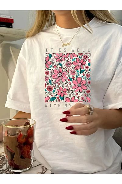 sole stories Premium Oversize Cut Short Sleeve Printed T-Shirt