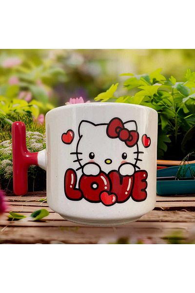 GameFruy Love Hello Kity Double Sided Printed Mug - Ceramic Tea, Coffee Gift Cup