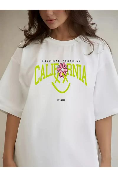 sole stories Premium Oversize Cut Short Sleeve Printed T-Shirt