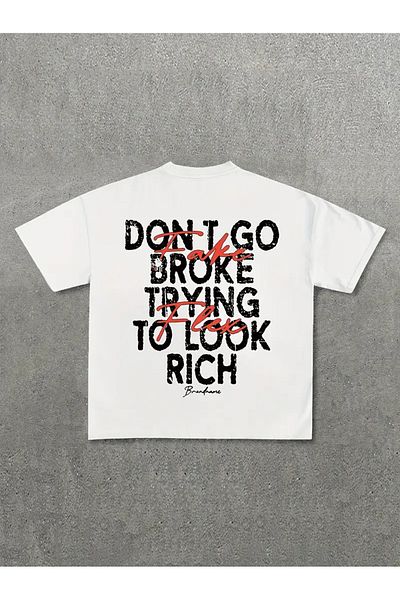 sole stories Premium Oversize Cut Short Sleeve Printed T-Shirt