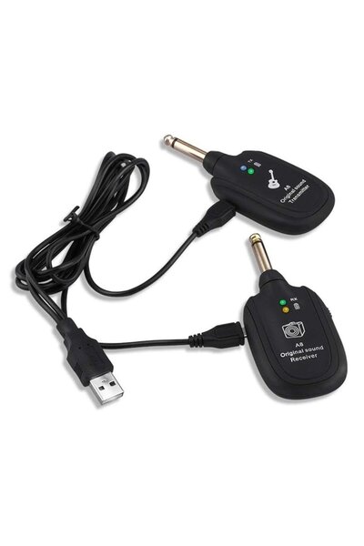 MagicVoice MV-19583 Uhf Gitar Tip Kablosuz Amfi Ve Enstrüman Kablosuz Mikrofonu