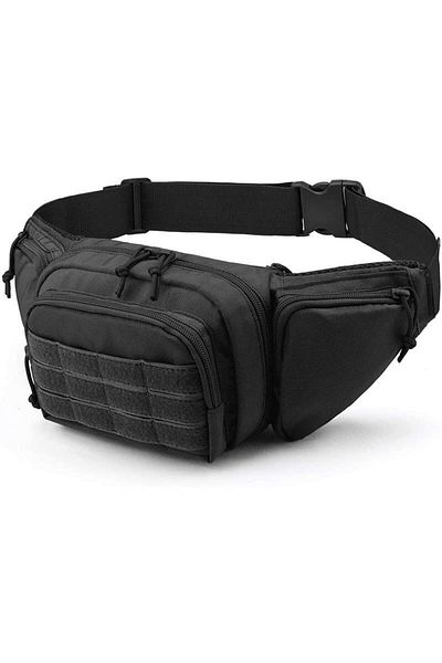 Lion camo Borseta incapatoare Black Bag sistem Molle Tactica Multe Buzunare