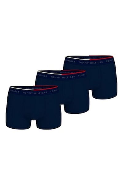 Tommy Hilfiger , Set de boxeri cu logo - 3 perechi, Albastru, XL