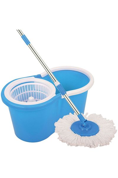 Exclusiv Online Deals Set Mop Rotativ Spin Mop Si Galeata, 360 Spin Mop + Rezerva Cadou