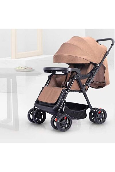 rexa عربة أطفال خفيفة الوزن قابلة للطي للسفر مع دفع في اتجاهين