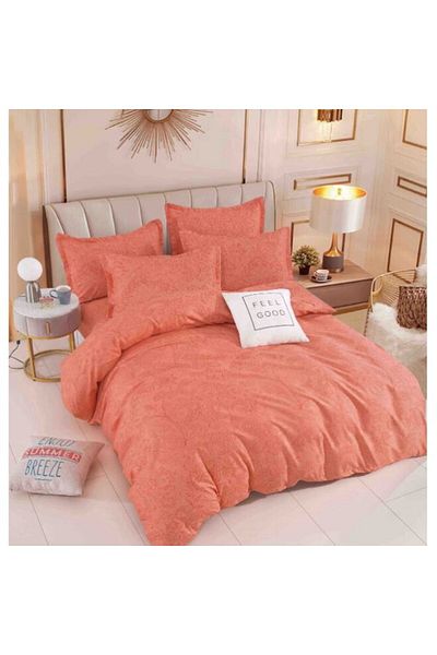 OEM Elegant Double Bed Linen Set of 6 Pieces, Fine Cotton
