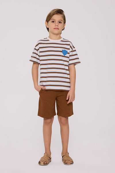 Nebbati Boy Striped Tshirt