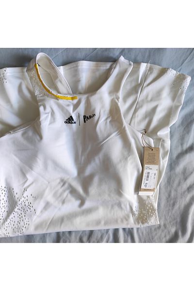 adidas Wimbledon London Tennis Dress, white, M