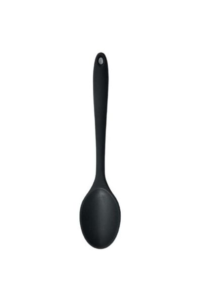 OEM Silicone Kitchen Spoon, Black, Heat Resistant 250 Degrees, 27 cm