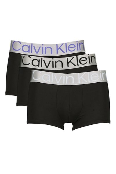 Calvin Klein , Set de boxeri cu talie joasa - 3 perechi, Negru, XL