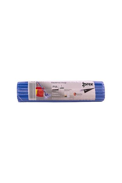 ZOREX Rezerva Mop PVA Pro, Latime 27 cm, Model Albastru