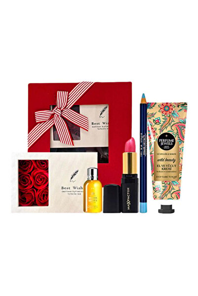 HIRIS SET Σετ Rose Paradiso – Ροζ σαπούνι + κραγιόν και eyeliner Max Factor +...