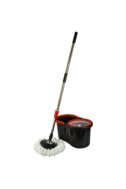 PROCART Rotating mop with bucket, PROCART, 360-degree rotation, interchangeable microfiber heads, telescopic